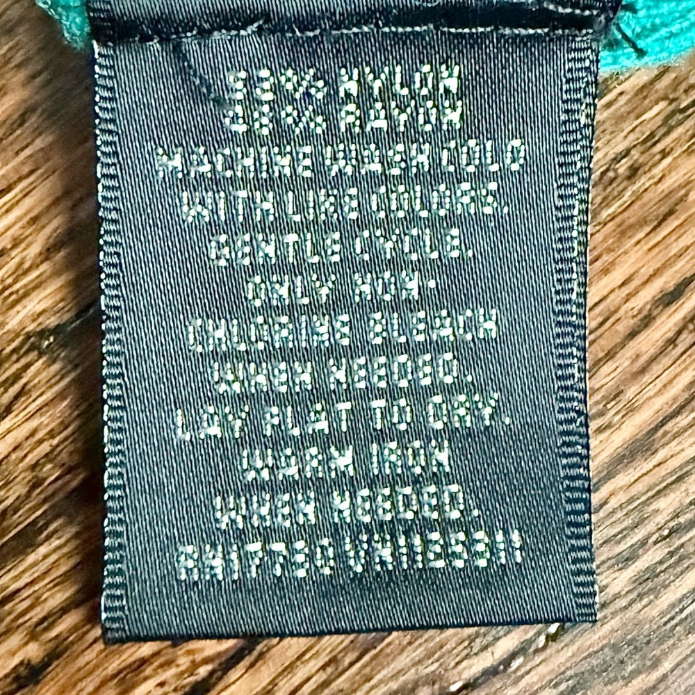 Target Women's Teal Crew Neck Sweater - Picture 7 of 7